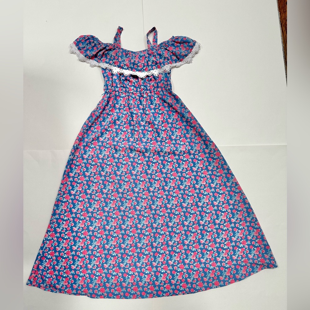 Lavender Girls size 8 maxi floral dress